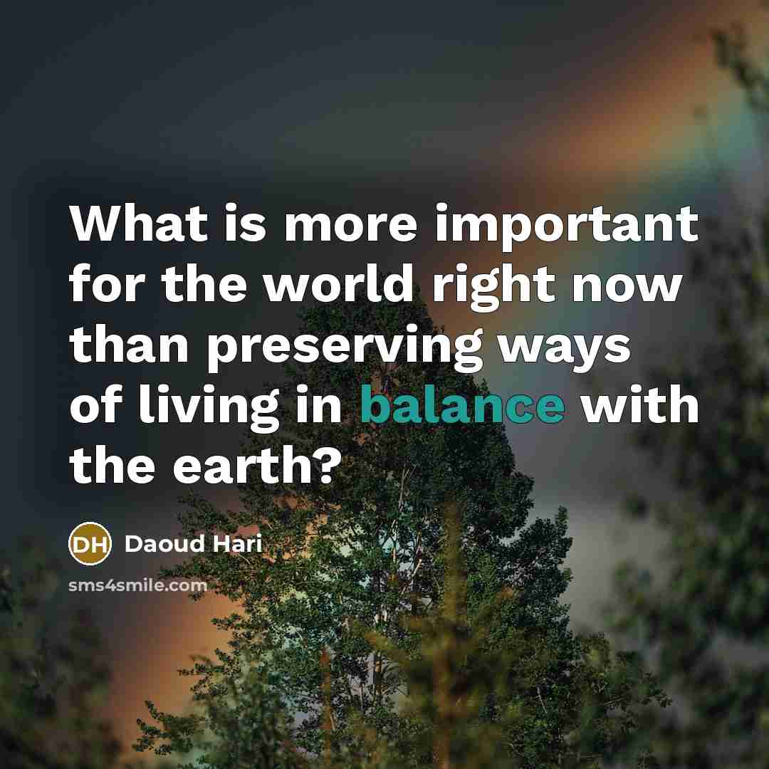 “What is more important for the world right now than…” quote by Daoud Hari