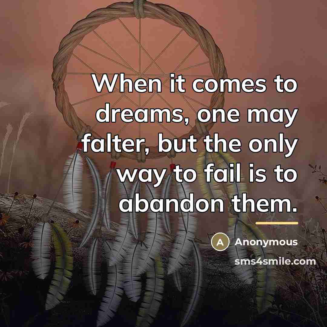 “When it comes to dreams, one may falter, but the…” quote by NBC Dracula
