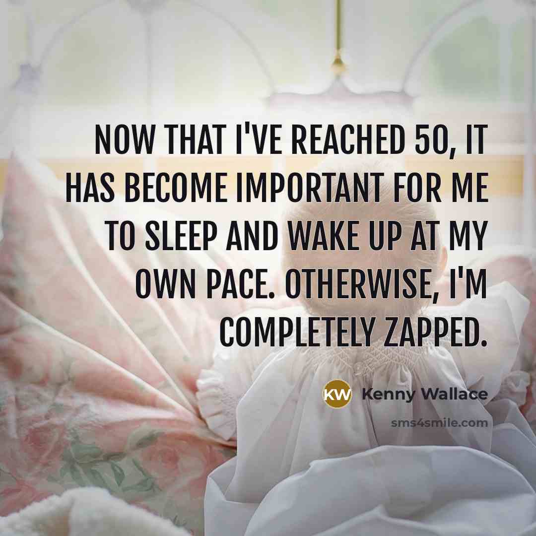 “Now that I've reached 50, it has become important for…” quote by Kenny Wallace