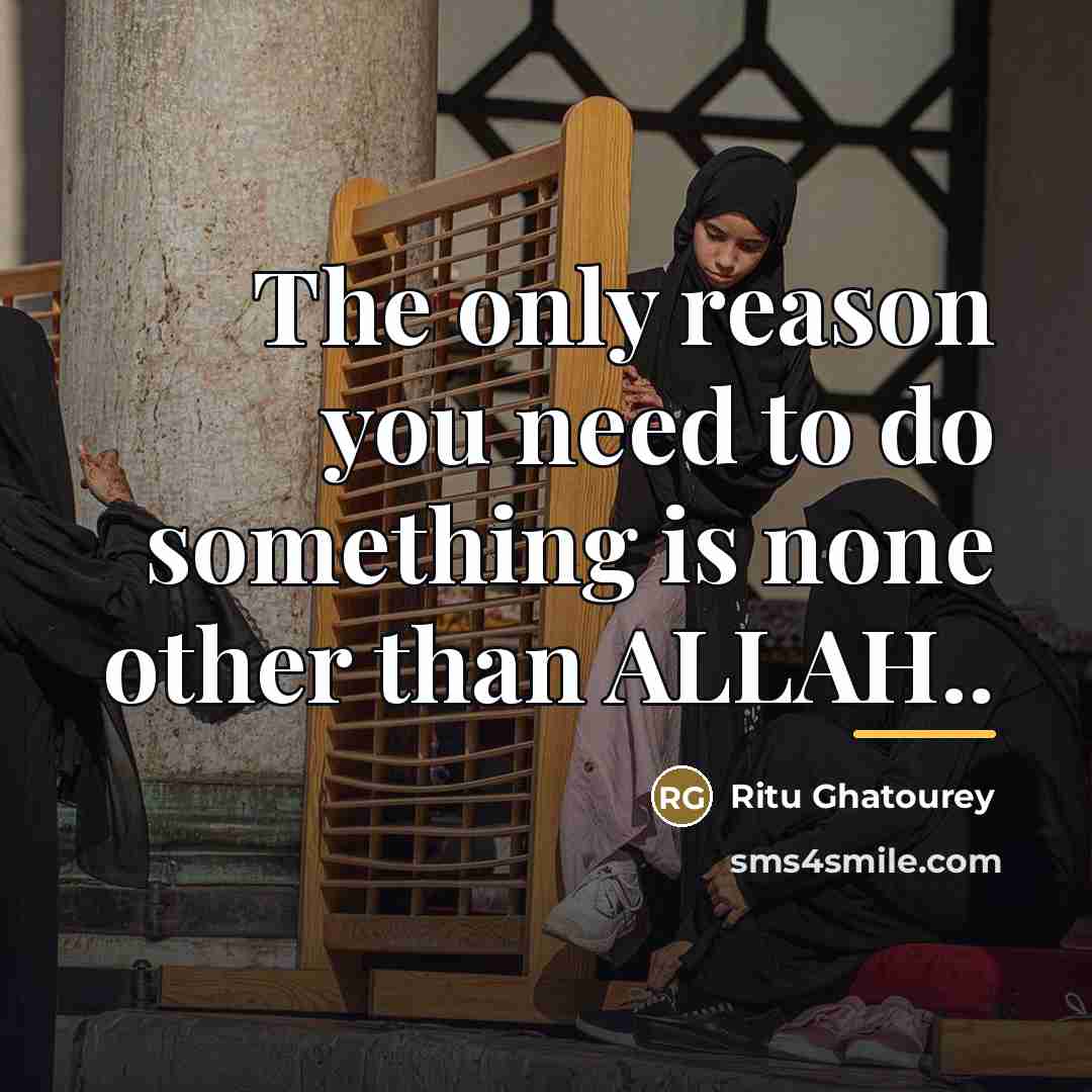 “The only reason you need to do something is none…” quote by Ritu Ghatourey