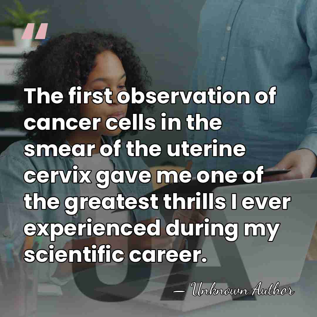 The first observation of cancer cells in the smear of the uterine&hellip; - Georgios Papanikolaou