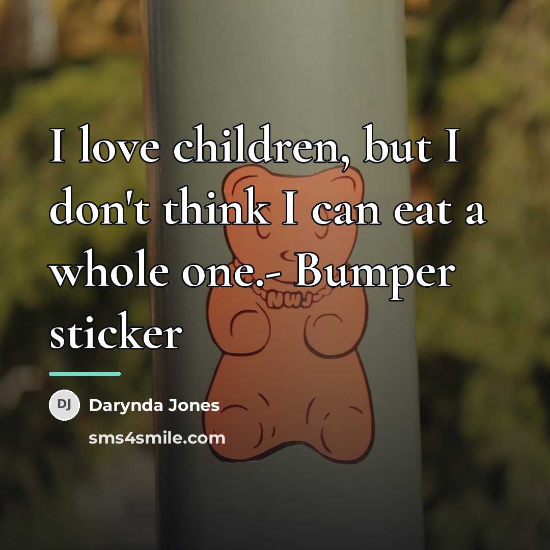 “I love children, but I don't think I can eat…” quote by Darynda Jones