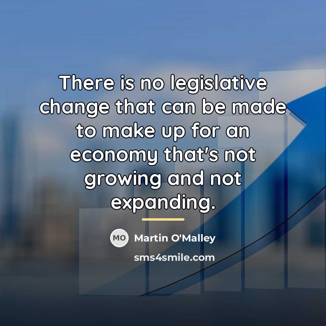 “There is no legislative change that can be made to…” quote by Martin O'Malley