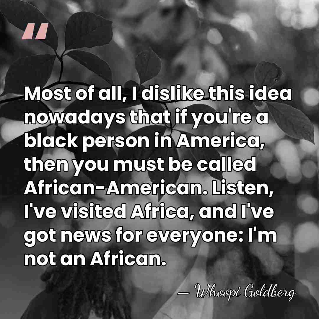 Most of all, I dislike this idea nowadays that if you're a&hellip; - Whoopi Goldberg