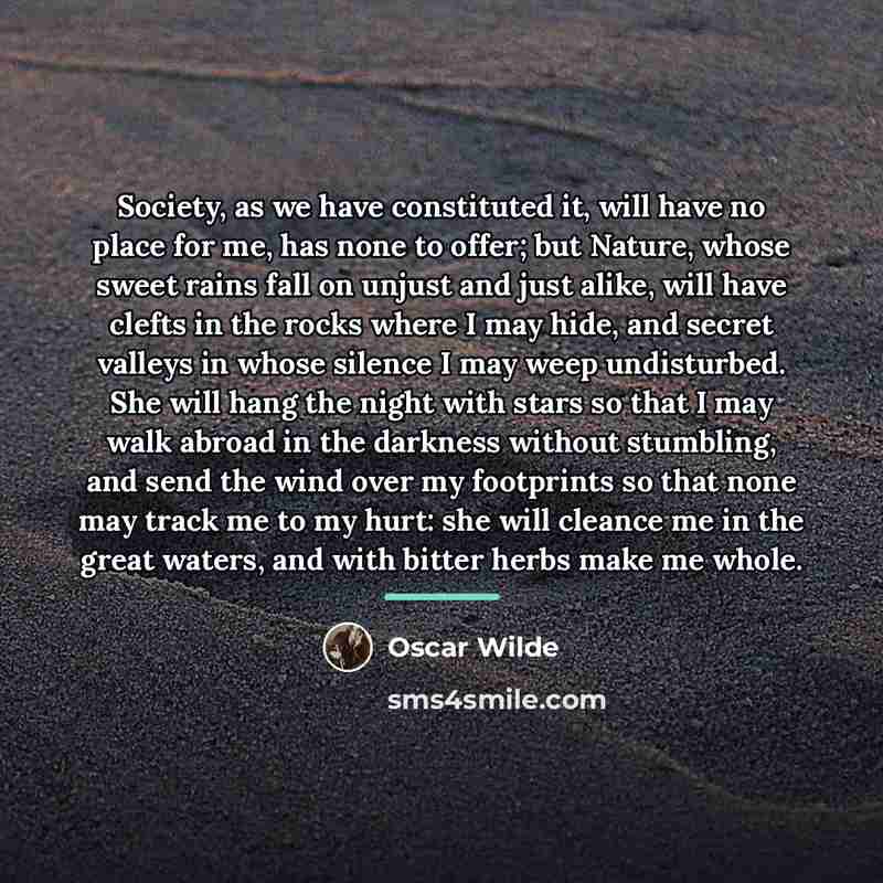 “Society, as we have constituted it, will have no place…” quote by Oscar Wilde