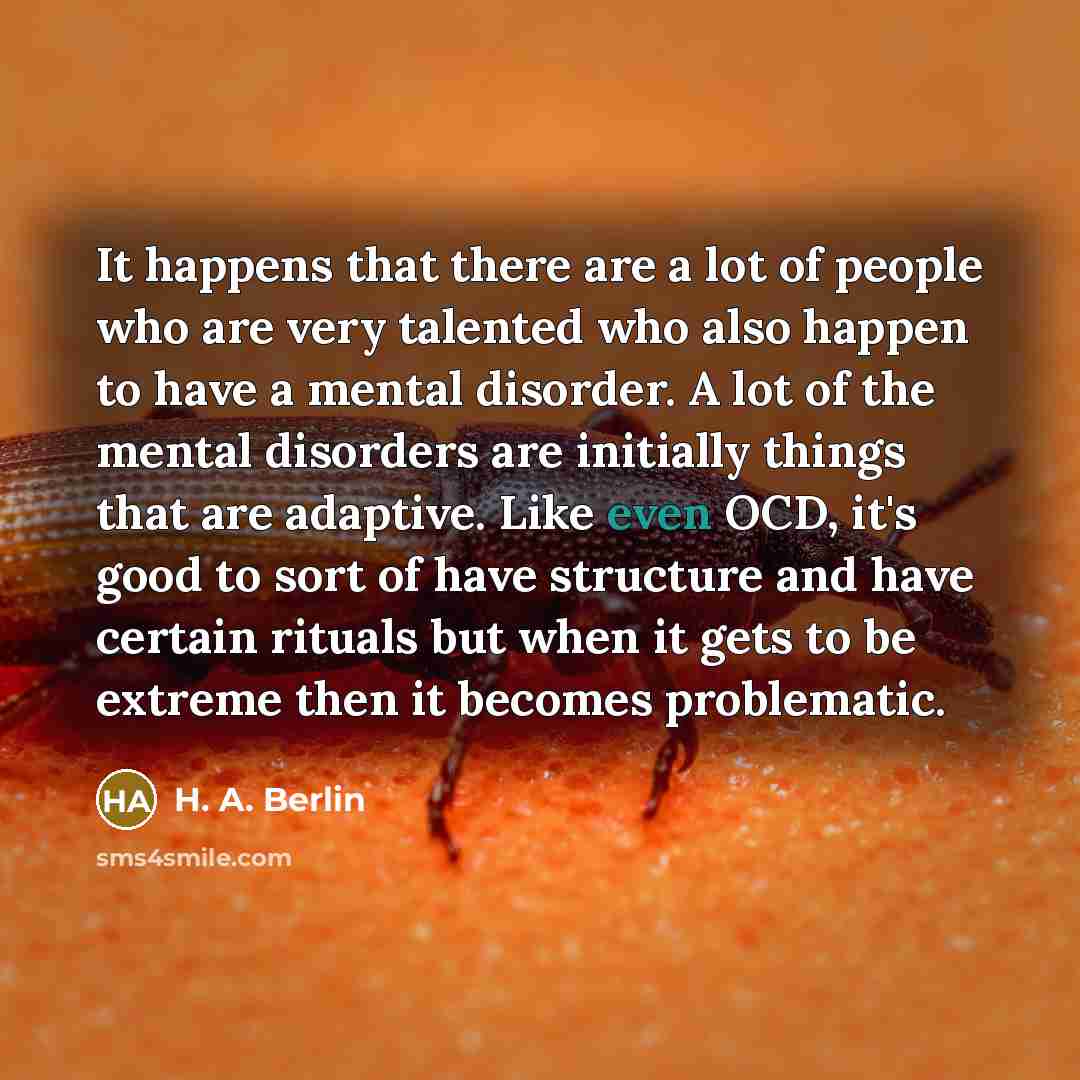 “It happens that there are a lot of people who…” quote by H. A. Berlin