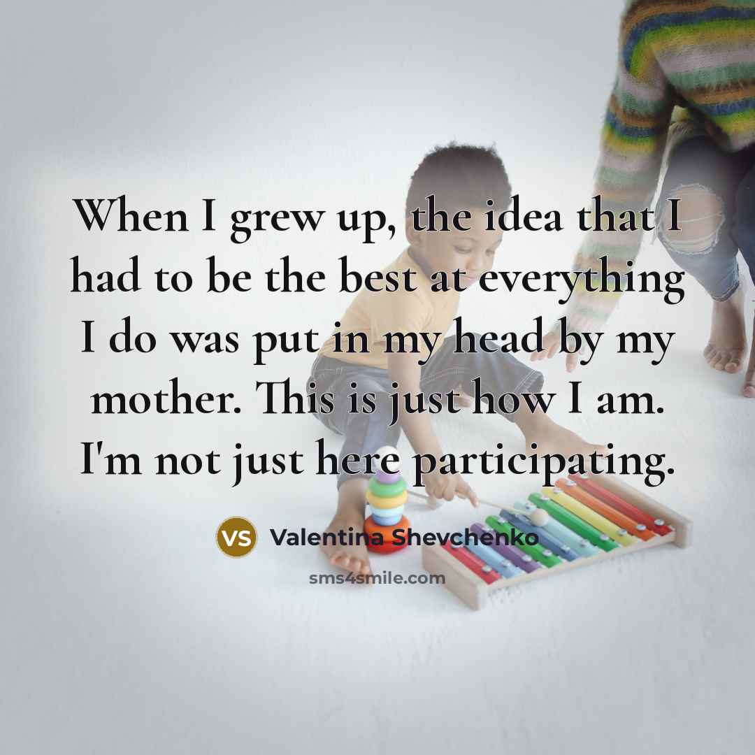 “When I grew up, the idea that I had to…” quote by Valentina Shevchenko