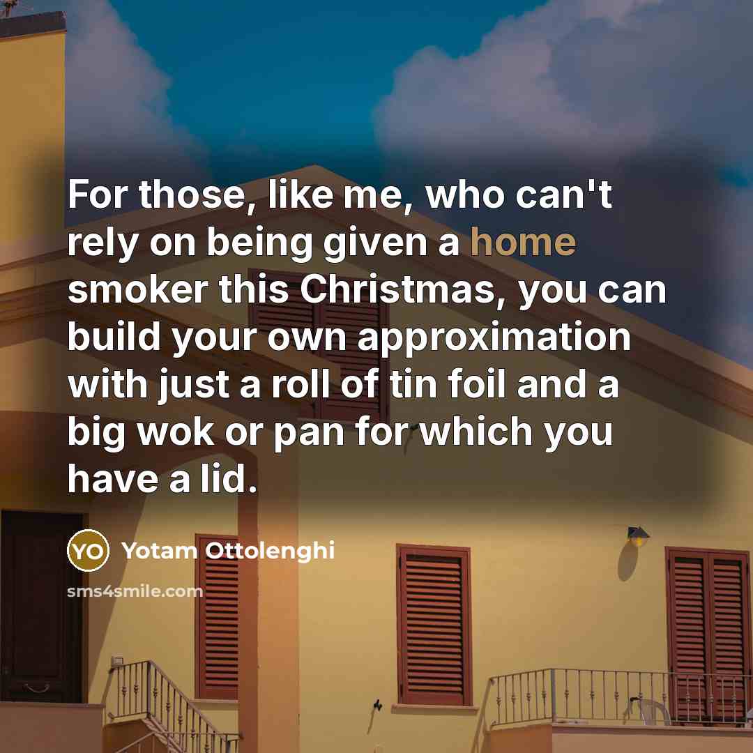 “For those, like me, who can't rely on being given…” quote by Yotam Ottolenghi