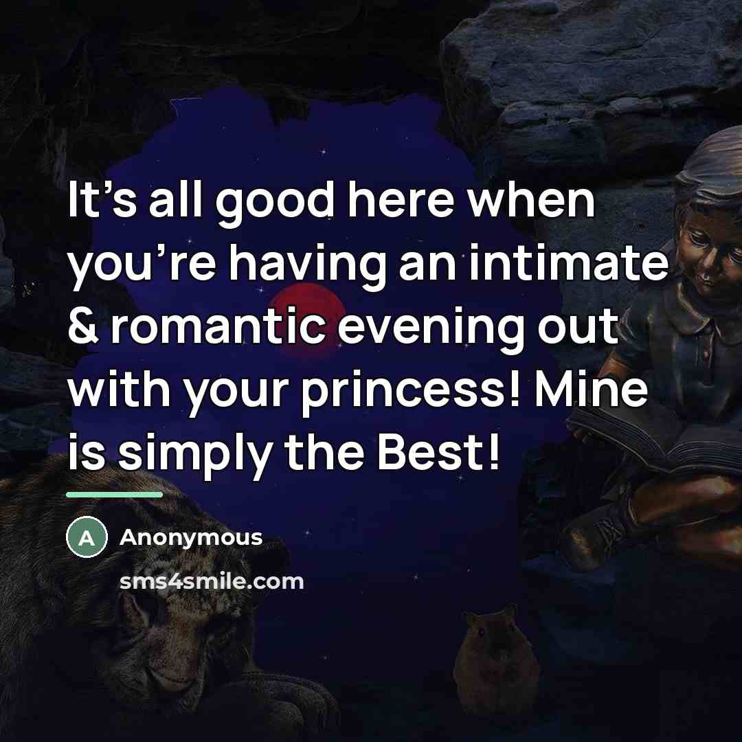 “It's all good here when you're having an intimate &…” quote by Anonymous