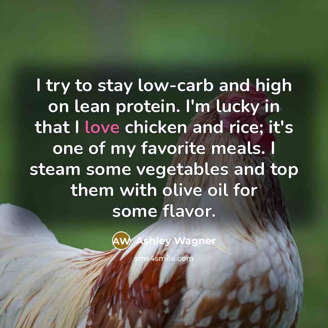 “I try to stay low-carb and high on lean protein.…” quote by Ashley Wagner