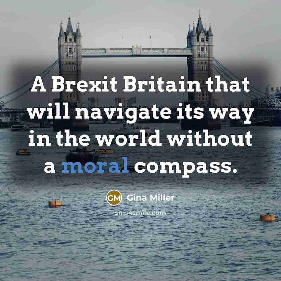 “A Brexit Britain that will navigate its way in the…” quote by Gina Miller