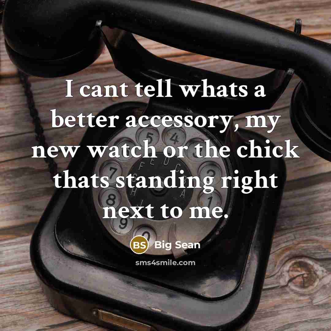 “I cant tell whats a better accessory, my new watch…” quote by Big Sean