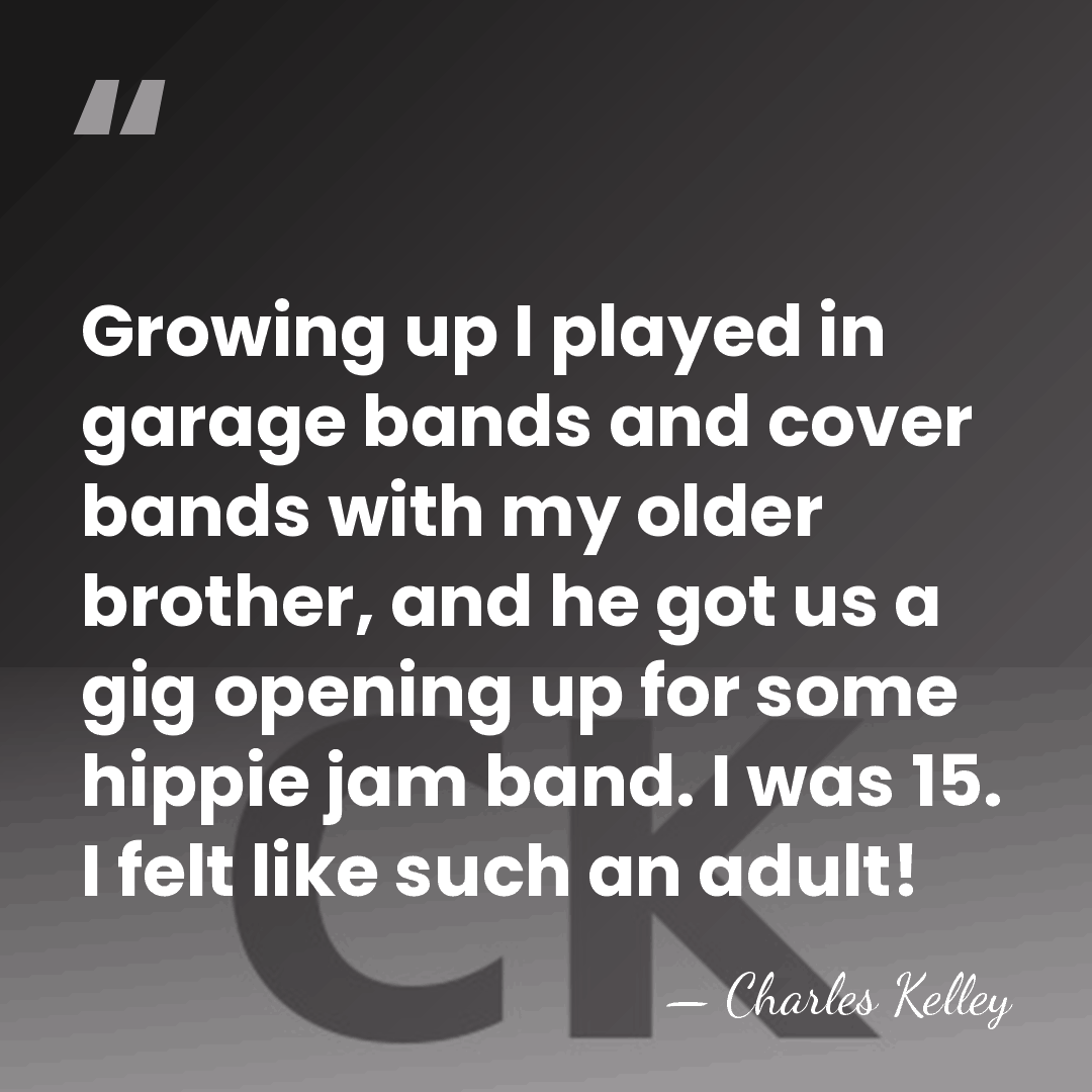 Growing up I played in garage bands and cover bands with my&hellip; - Charles Kelley