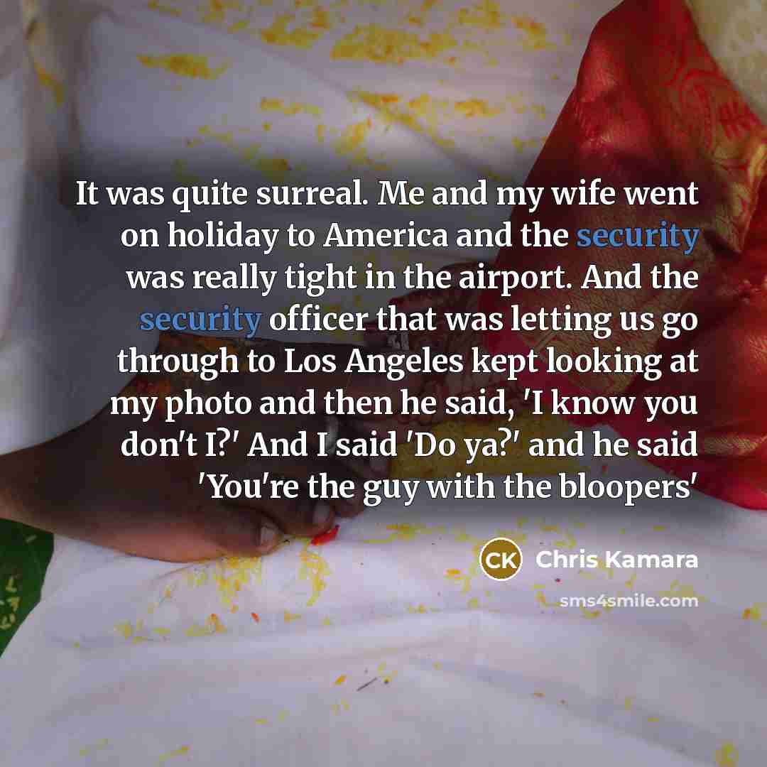 “It was quite surreal. Me and my wife went on…” quote by Chris Kamara