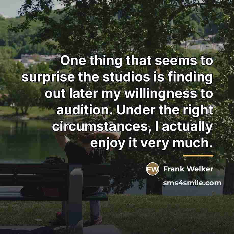 “One thing that seems to surprise the studios is finding…” quote by Frank Welker