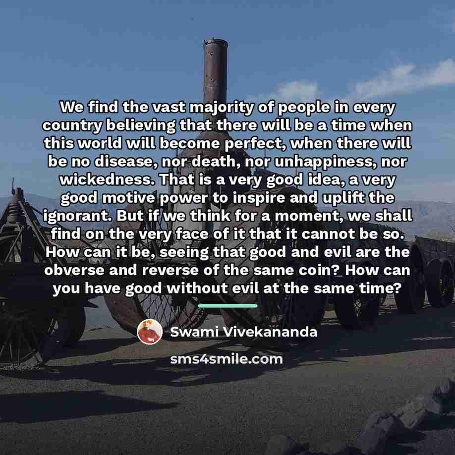 “We find the vast majority of people in every country…” quote by Swami Vivekananda