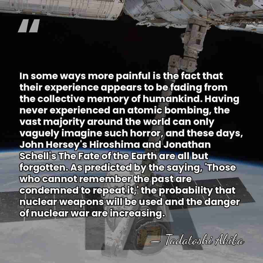 In some ways more painful is the fact that their experience appears&hellip; - Tadatoshi Akiba