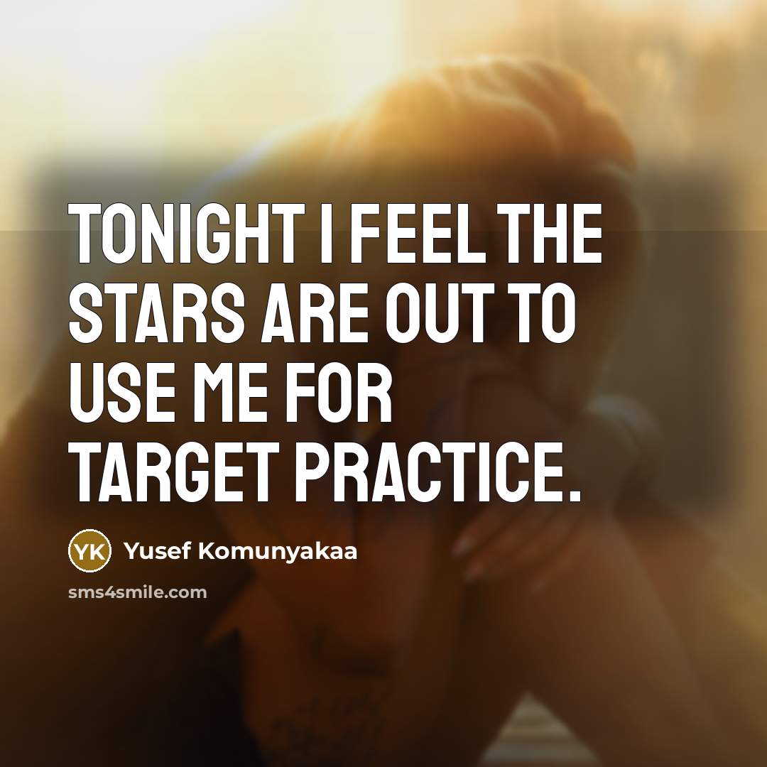 “Tonight I feel the stars are out to use me…” quote by Yusef Komunyakaa