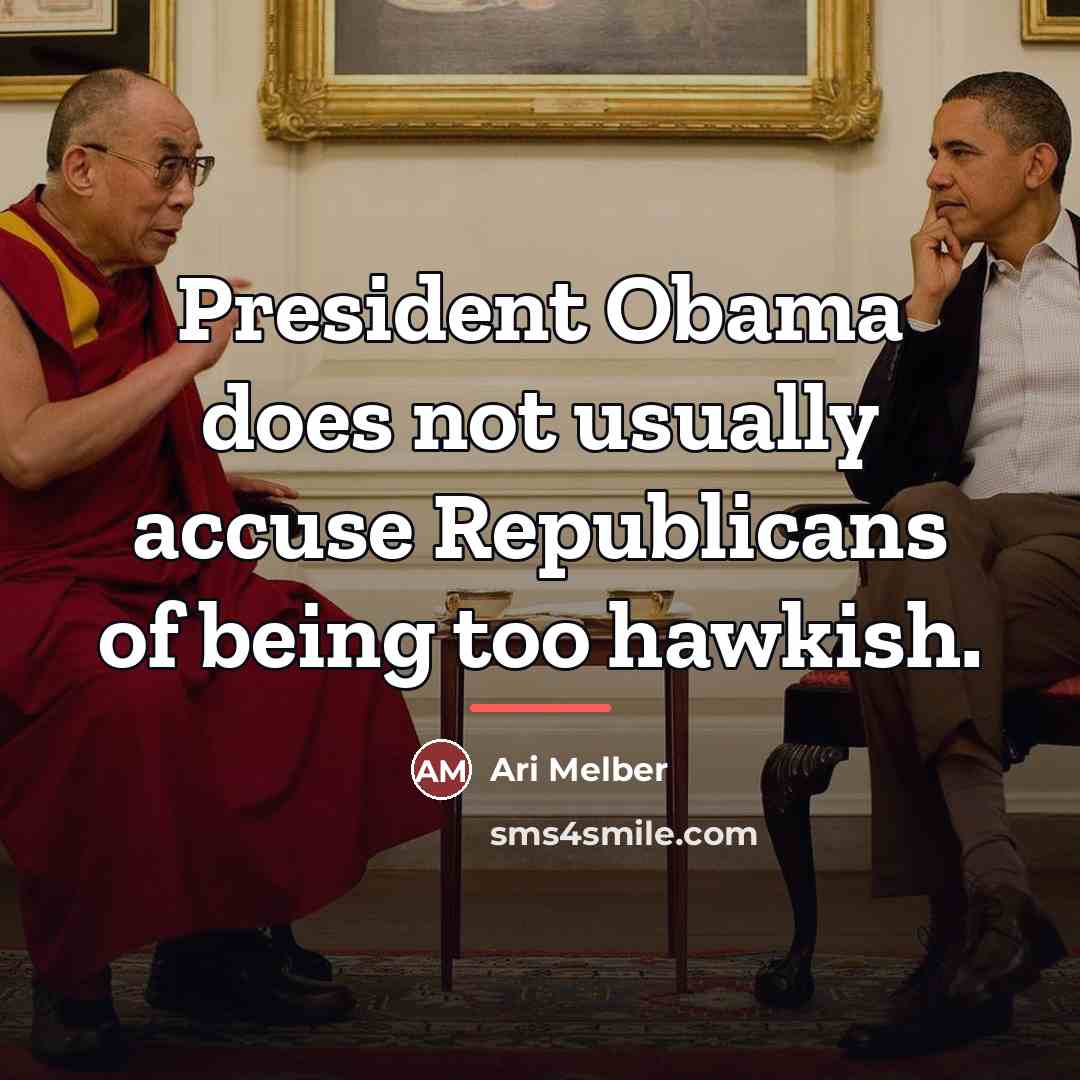“President Obama does not usually accuse Republicans of being too…” quote by Ari Melber