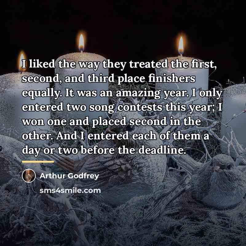 “I liked the way they treated the first, second, and…” quote by Arthur Godfrey