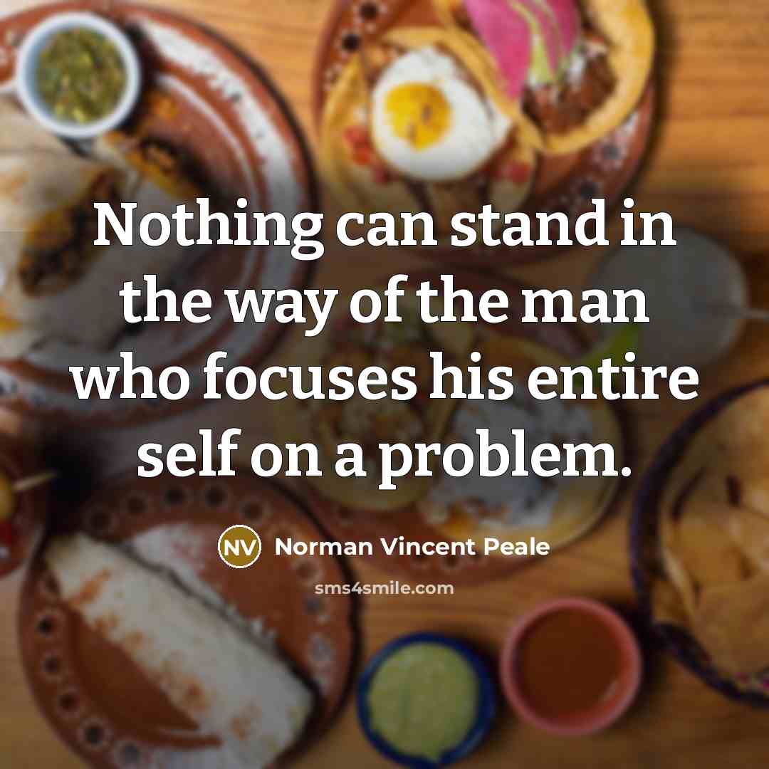 “Nothing can stand in the way of the man who…” quote by Norman Vincent Peale