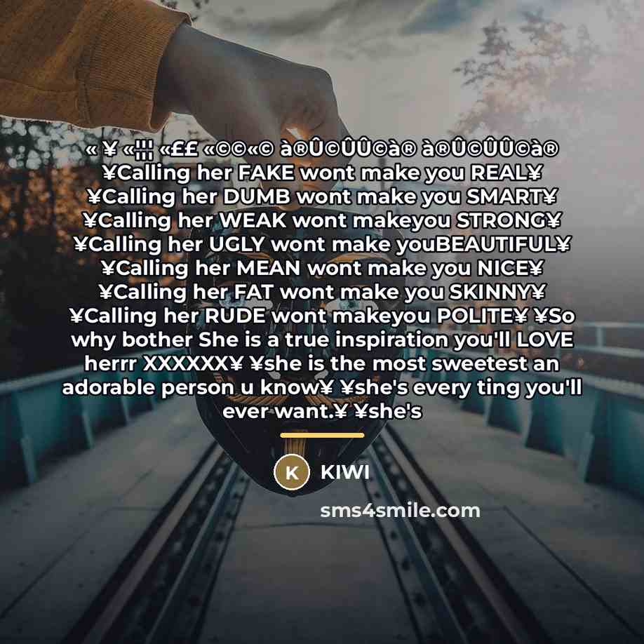 “« ¥ «¦¦¦ «££ «©©«© à®Û©ÛÛ©à® à®Û©ÛÛ©à® ¥Calling her FAKE…” quote by Kiwi