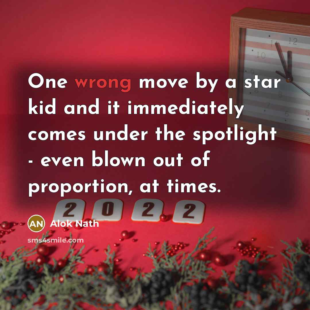 “One wrong move by a star kid and it immediately…” quote by Alok Nath