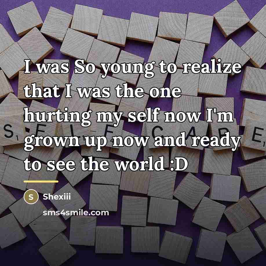 “I was So young to realize that I was the…” quote by Shexiii