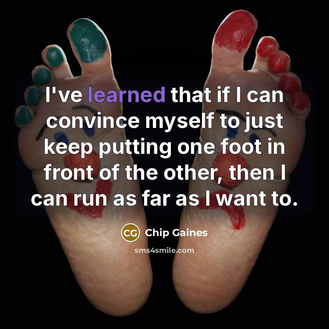 “I've learned that if I can convince myself to just…” quote by Chip Gaines