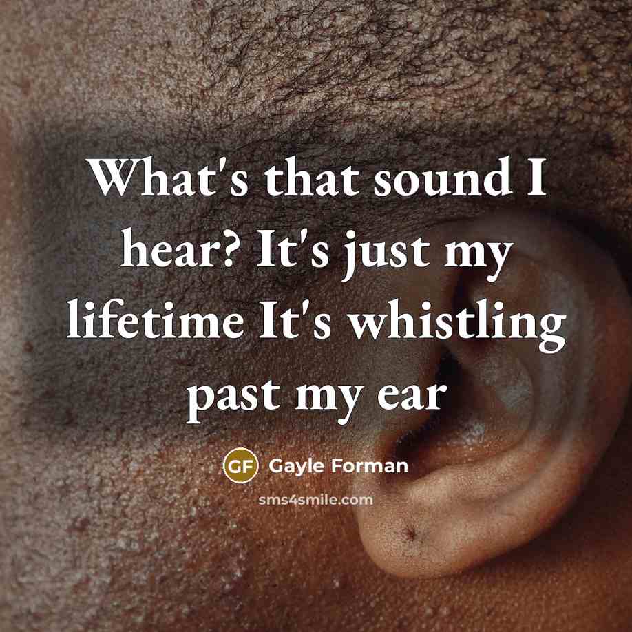 “What's that sound I hear? It's just my lifetime It's…” quote by Gayle Forman