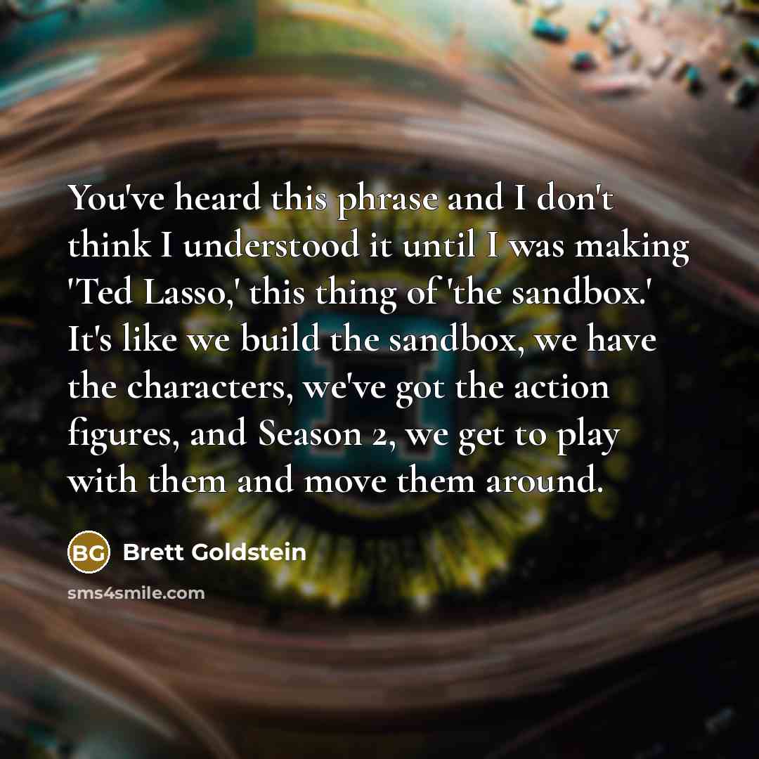 “You've heard this phrase and I don't think I understood…” quote by Brett Goldstein