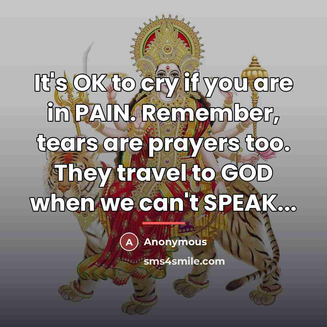 “It's OK to cry if you are in PAIN. Remember,…” quote by Anonymous
