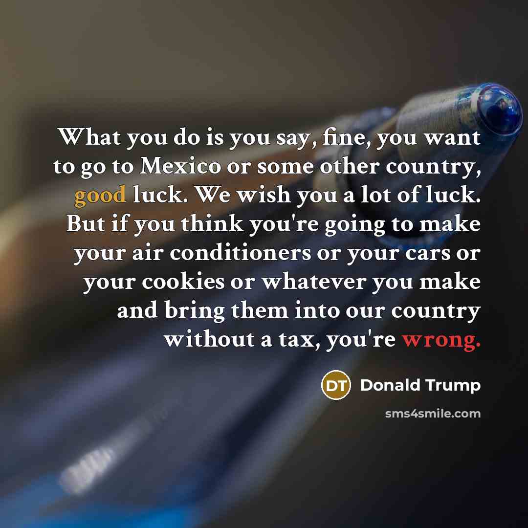 “What you do is you say, fine, you want to…” quote by Donald Trump