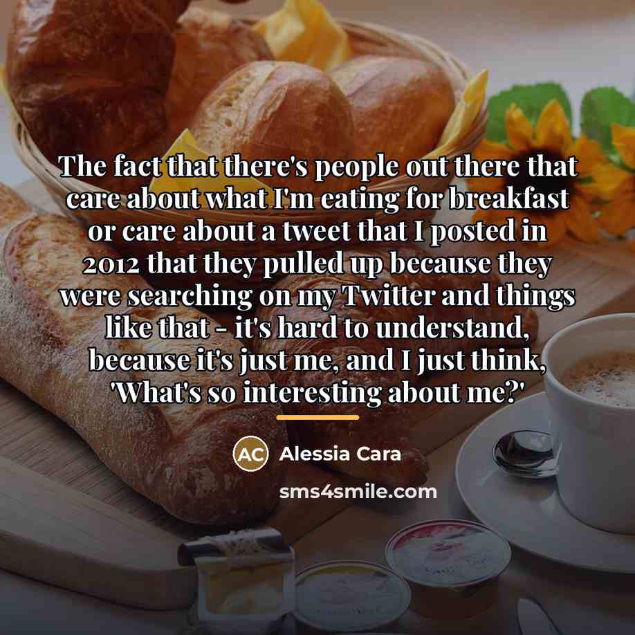 “The fact that there's people out there that care about…” quote by Alessia Cara