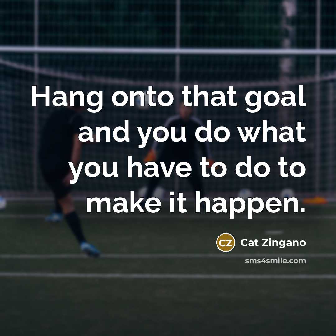 “Hang onto that goal and you do what you have…” quote by Cat Zingano