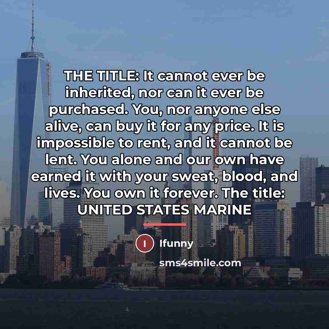 “THE TITLE: It cannot ever be inherited, nor can it…” quote by IFunny