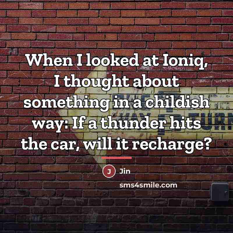 “When I looked at Ioniq, I thought about something in…” quote by Jin