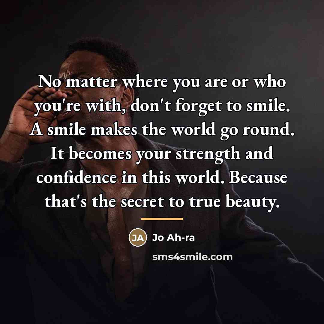 “No matter where you are or who you're with, don't…” quote by Jo Ah-ra