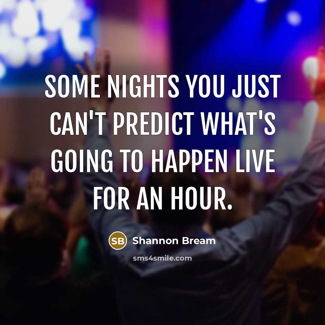 “Some nights you just can't predict what's going to happen…” quote by Shannon Bream