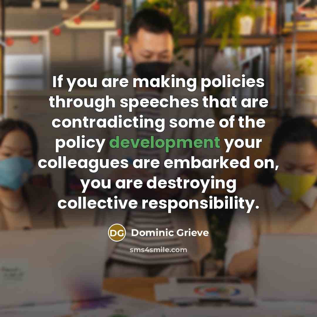 “If you are making policies through speeches that are contradicting…” quote by Dominic Grieve