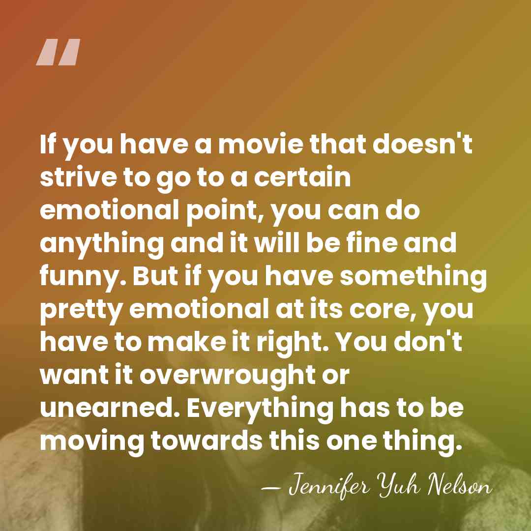 If you have a movie that doesn't strive to go to a&hellip; - Jennifer Yuh Nelson