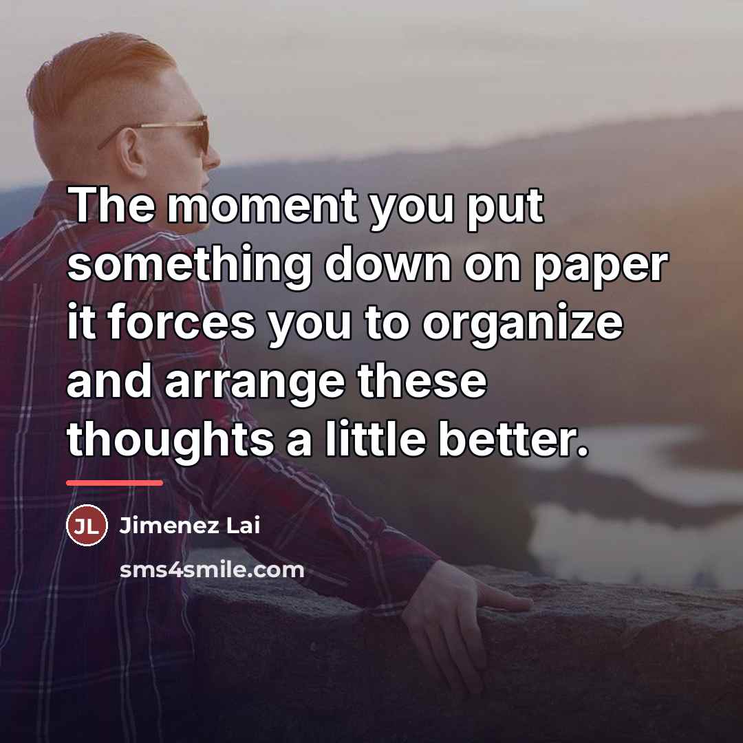 “The moment you put something down on paper it forces…” quote by Jimenez Lai