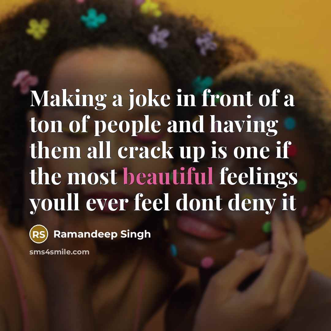 “Making a joke in front of a ton of people…” quote by Ramandeep Singh