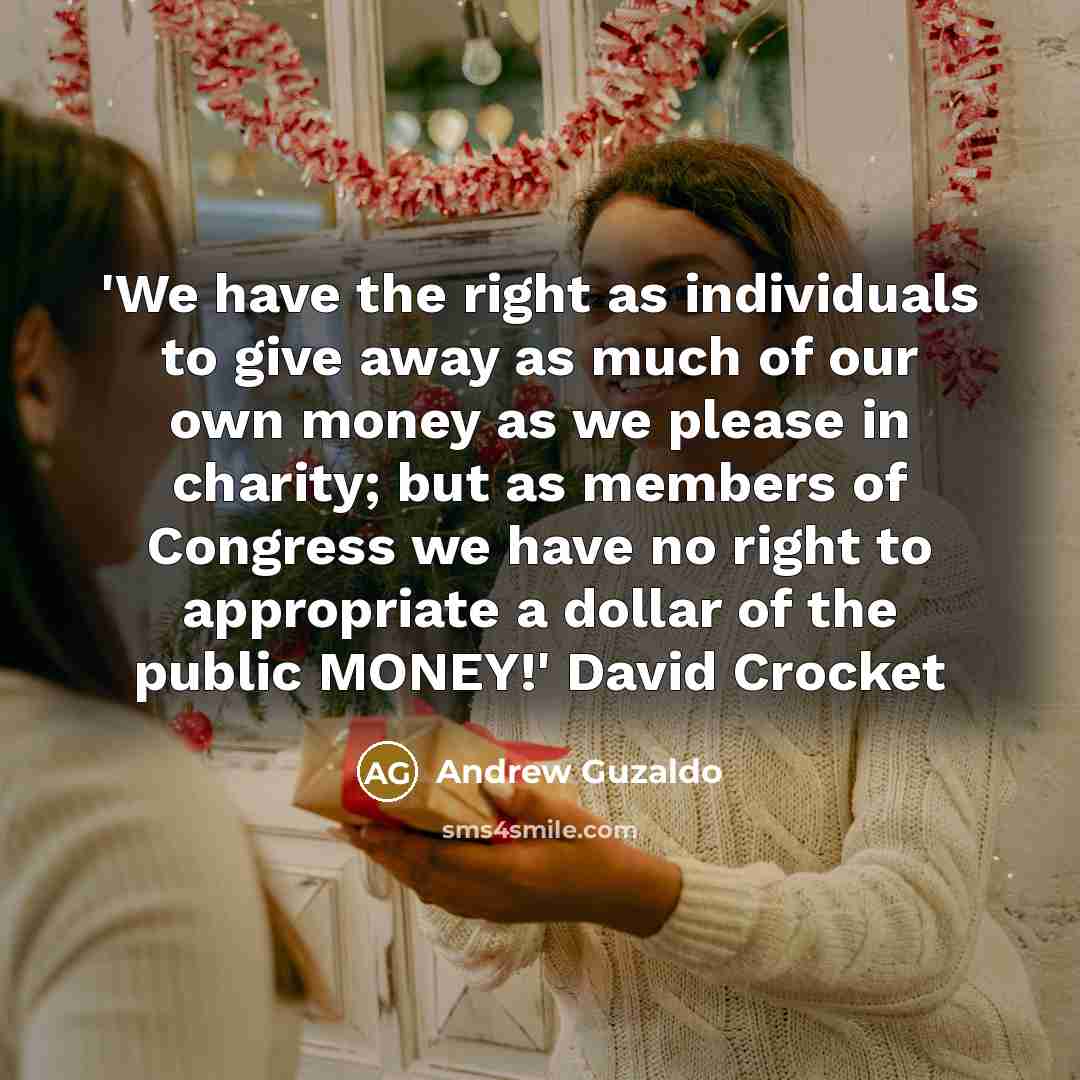 “'We have the right as individuals to give away as…” quote by Andrew Guzaldo