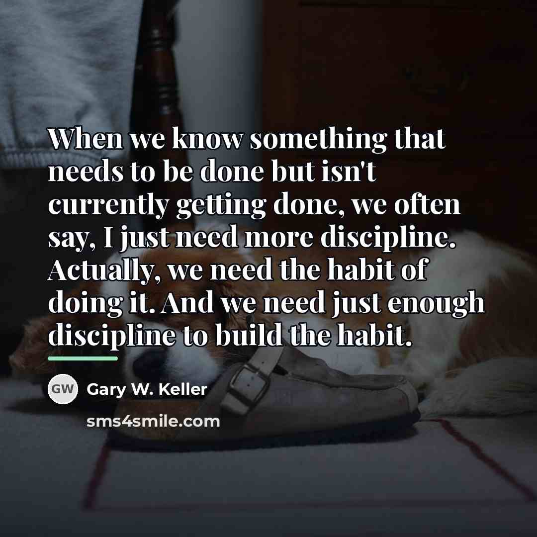 “When we know something that needs to be done but…” quote by Gary W. Keller