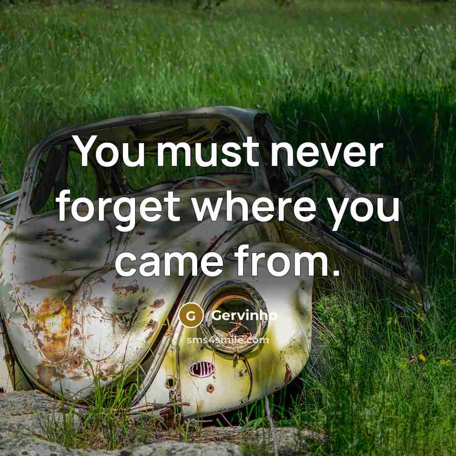 “You must never forget where you came from.…” quote by Gervinho
