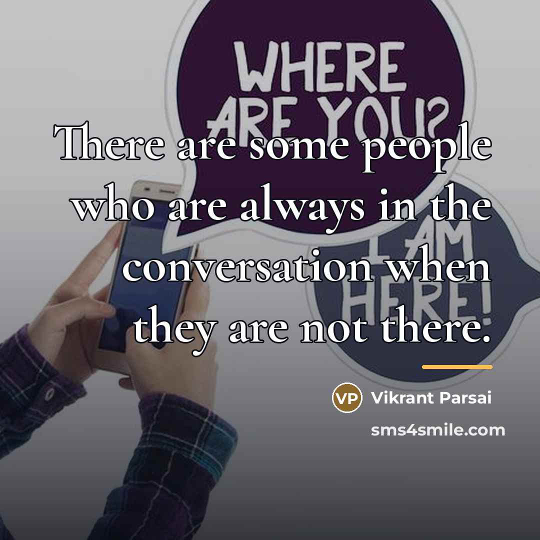 “There are some people who are always in the conversation…” quote by Vikrant Parsai