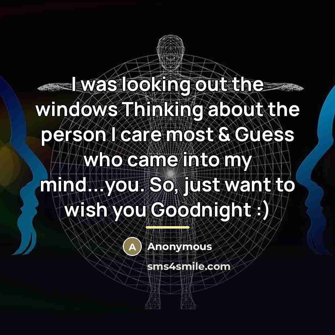 “I was looking out the windows Thinking about the person…” quote by Anonymous