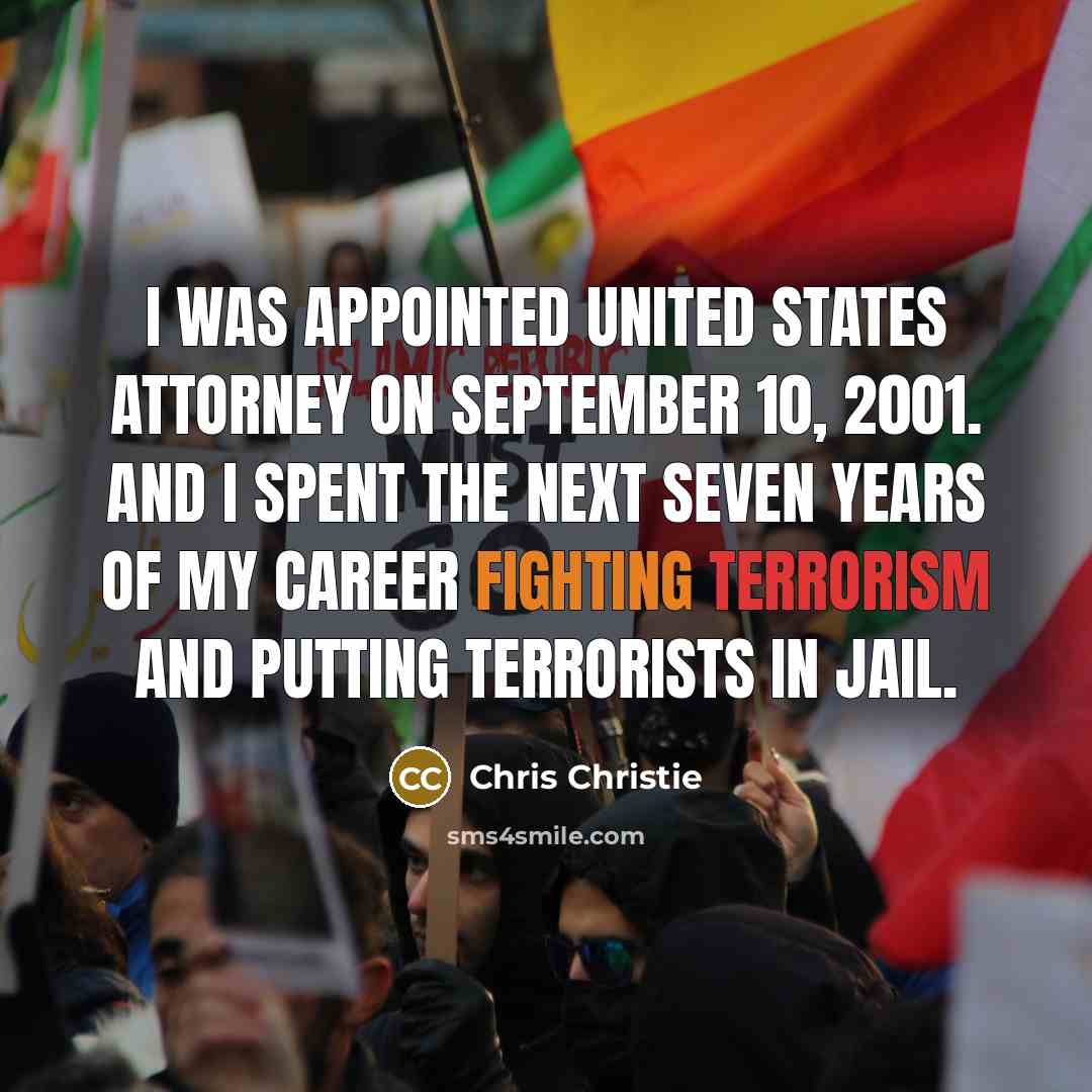 “I was appointed United States attorney on September 10, 2001.…” quote by Chris Christie