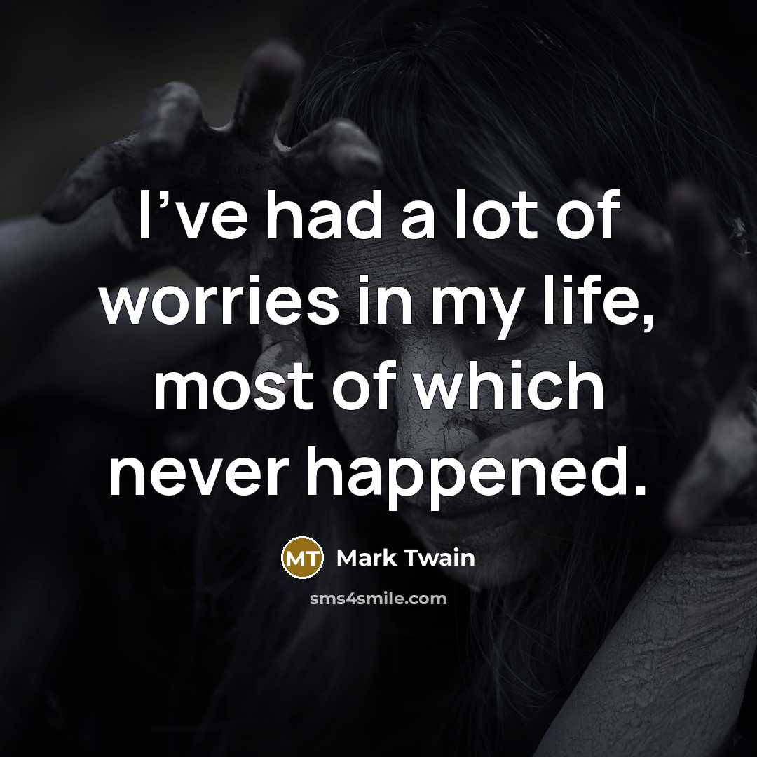 “I've had a lot of worries in my life, most…” quote by Mark Twain
